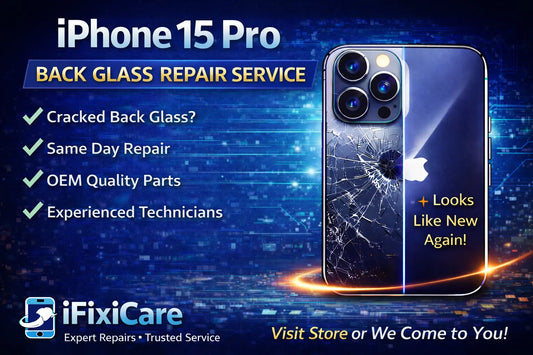 iPhone 15 Pro Back Glass Repair Service – Fast &amp; Reliable Solution