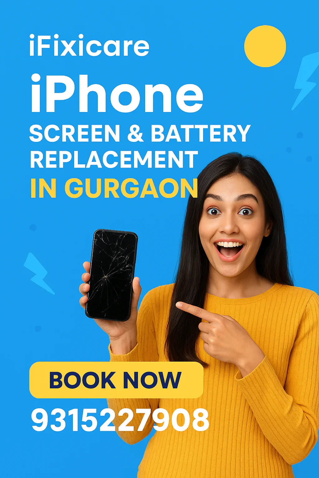 Doorstep iPhone screen replacement in Gurgaon with doorstep iphone battery replacement in Gurgaon and iPhone back glass replacement in Gurgaon, iPhone charging port replacement in Gurgaon and iPhone camera replacement in Gurgaon